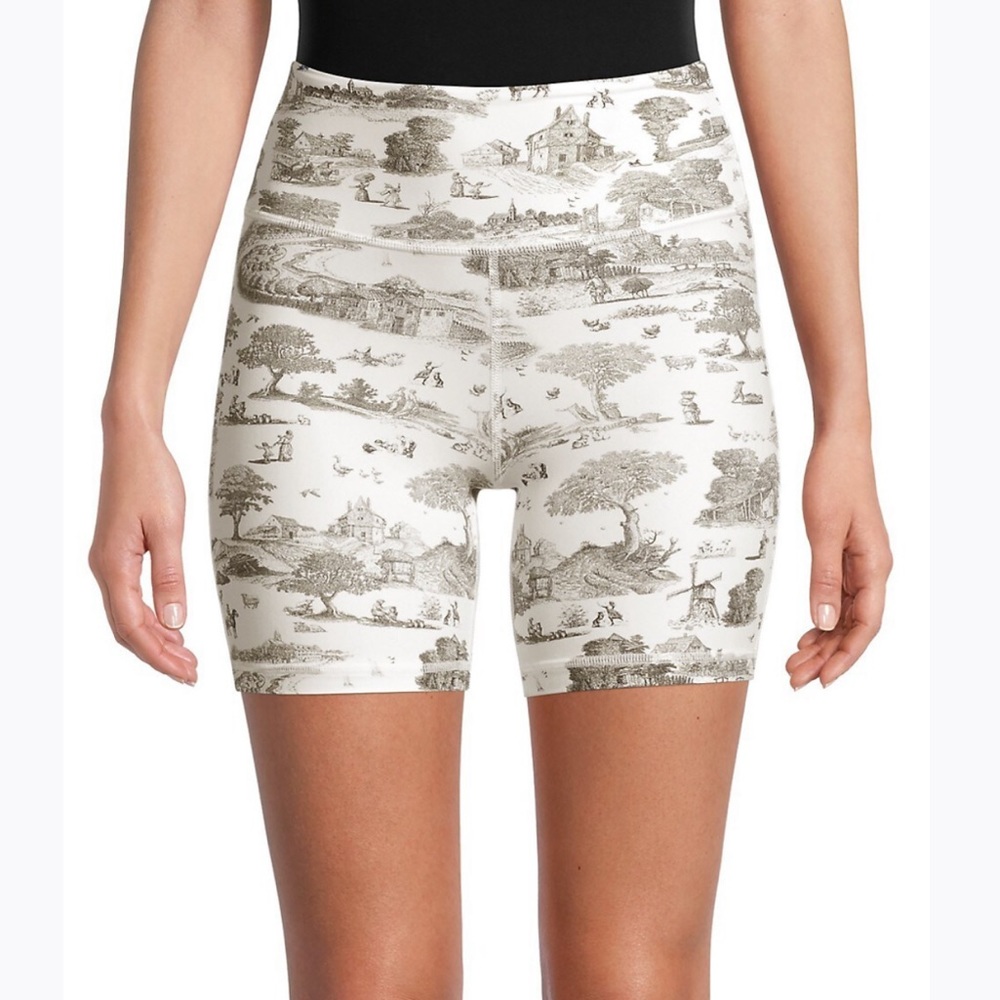 WeWoreWhat Toile Biker Shorts